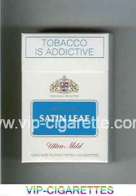 Satin Leaf Ultra Mild cigarettes hard box