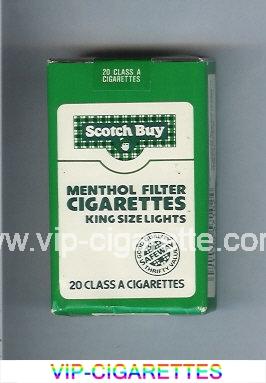 Scotch Buy Safeway Menthol Filter Cigaretess Lights cigarettes soft box