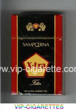 Sampoerna X-tra 100s cigarettes hard box