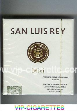 San Luis Rey Mini cigarettes wide flat hard box