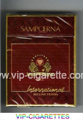  In Stock Sampoerna International 100s cigarettes wide flat hard box Online