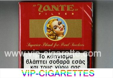 Sante Filter cigarettes wide flat hard box