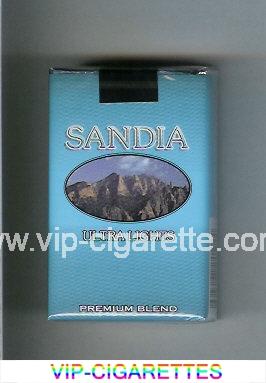 Sandia Ultra Lights Premium Blend cigarettes soft box