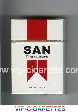 San Special Blend cigarettes hard box