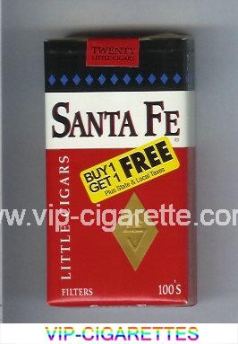 Santa Fe Little Cigars 100s cigarettes soft box