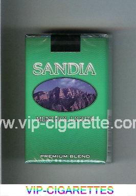 Sandia Menthol Lights Premium Blend cigarettes soft box