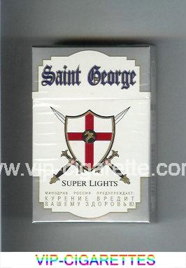 Saint George Super Lights cigarettes hard box