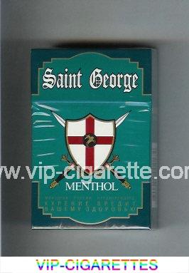Saint George Menthol cigarettes hard box