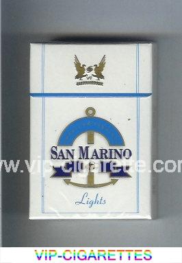 San Marino Lights cigarettes hard box