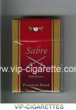 Sabre Full Flavor Premium Blend cigarettes hard box