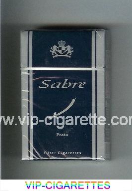 Sabre Prata cigarettes hard box