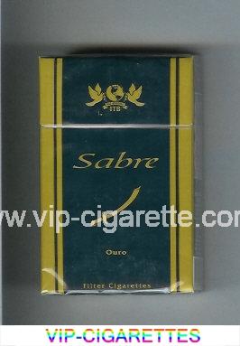 Sabre Ouro cigarettes hard box