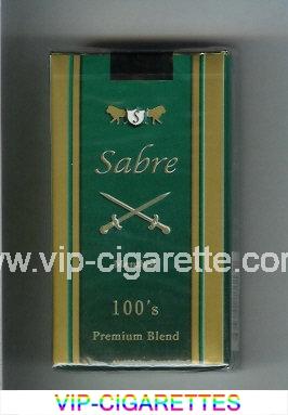 Sabre Menthol 100s Premium Blend cigarettes soft box