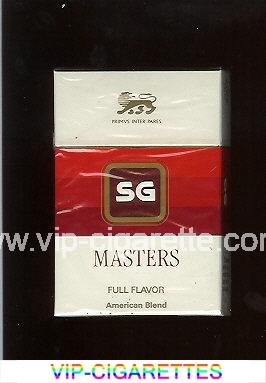 SG Masters Full Flavor American Blend cigarettes hard box