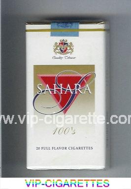 Sahara 100s Full Flavor cigarettes soft box