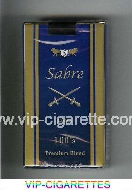 Sabre Lights 100s Premium Blend cigarettes soft box