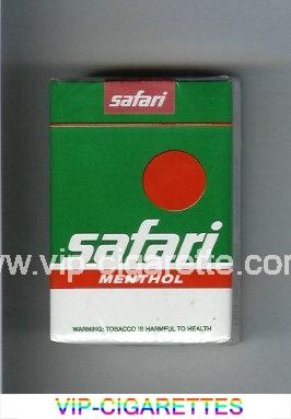 Safari Menthol cigarettes soft box