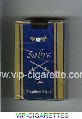 Sabre Lights Premium Blend cigarettes soft box