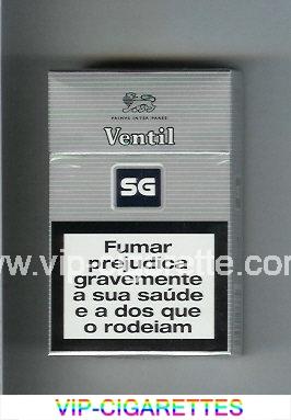 SG Ventil cigarettes grey and black hard box