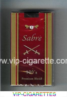 Sabre Full Flavor 100s Premium Blend cigarettes soft box