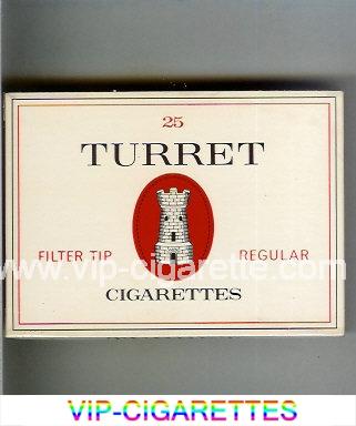 Turret Filter Tip Regular 25 cigarettes wide flat hard box