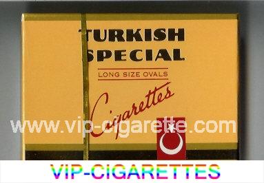 Turkish Special Long Size Ovals 30 cigarettes wide flat hard box