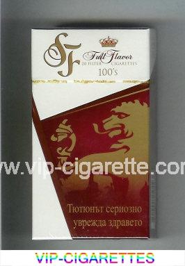 SF Full Flavor 100s cigarettes hard box