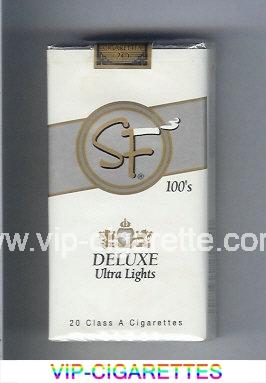 SF Deluxe Ultra Lights 100s cigarettes soft box