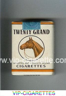 Twenty Grand Imported and Domestic Blend cigarettes soft box