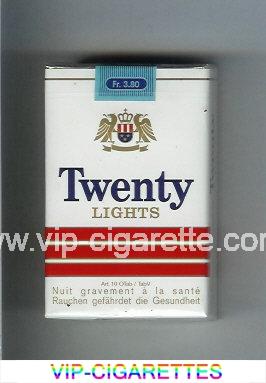 Twenty Lights cigarettes soft box