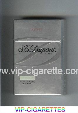 S.T.Dupont Paris Charcoal Filter Lights cigarettes hard box