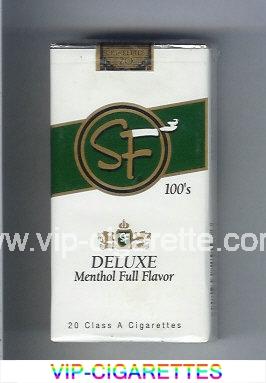 SF Deluxe Menthol Full Flavor 100s cigarettes soft box