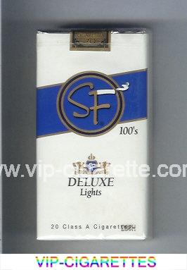 SF Deluxe Lights 100s cigarettes soft box