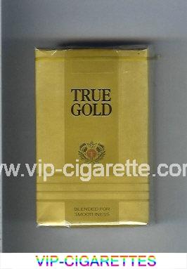 True Gold cigarettes soft box