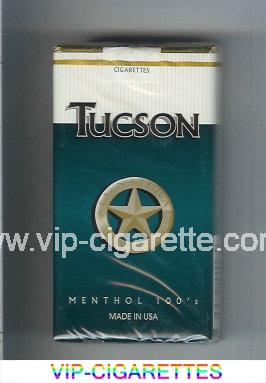 Tucson Menthol 100s cigarettes soft box