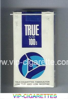 True Filter 100s cigarettes soft box