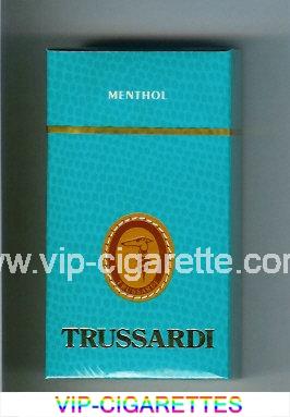 Trussardi Menthol 100s cigarettes green hard box