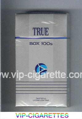 True Box 100s cigarettes hard box