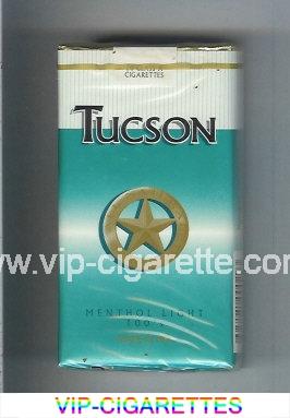 Tucson Menthol Light 100s cigarettes soft box