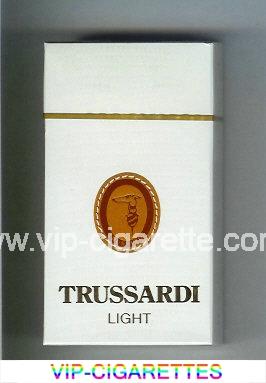 Trussardi Light 100s cigarettes white hard box