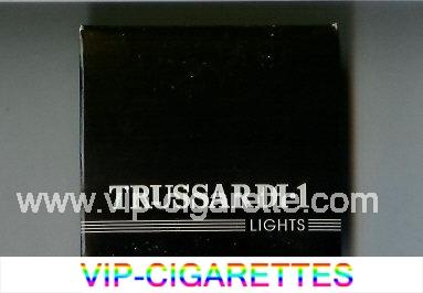 Trussardi-1 Lights cigarettes black wide flat hard box