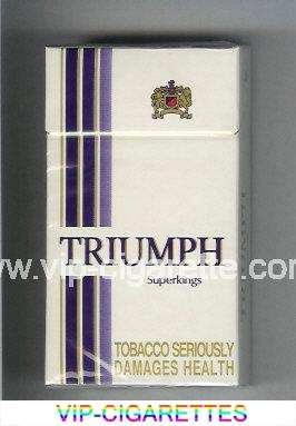 Triumph Superkings 100s cigarettes hard box