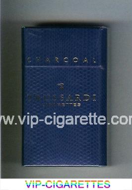 In Stock Trussardi cigarettes Charcoal 100s blue hard box Online