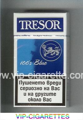 Tresor 100s Blue cigarettes hard box
