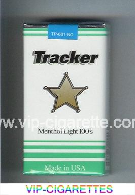 Tracker Menthol Light 100s Cigarettes soft box