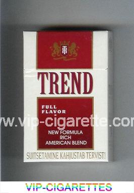 Trend Full Flavor New Formula Rich American Blend cigarettes hard box