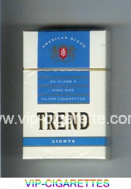 Trend Lights American Blend cigarettes hard box