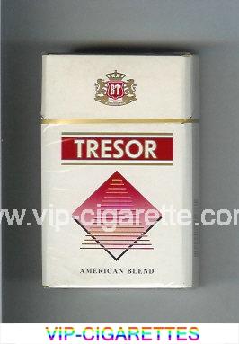 Tresor American Blend cigarettes white and red hard box