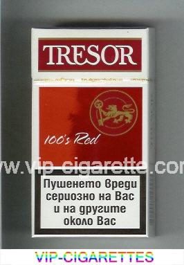 Tresor 100s Red cigarettes hard box