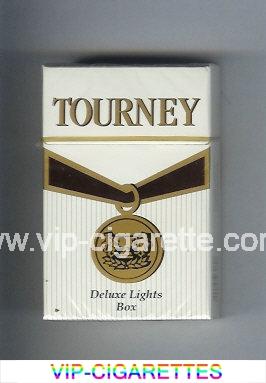 Tourney Deluxe Lights Cigarettes hard box